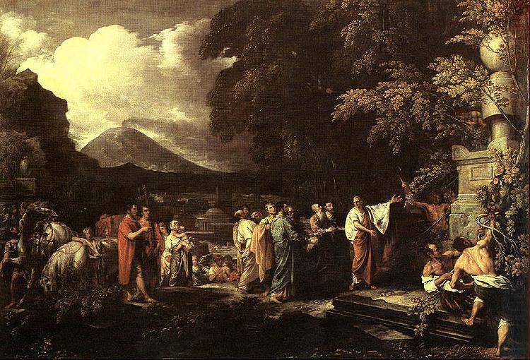 Cicero Discovering the Tomb of Archimedes, Benjamin West